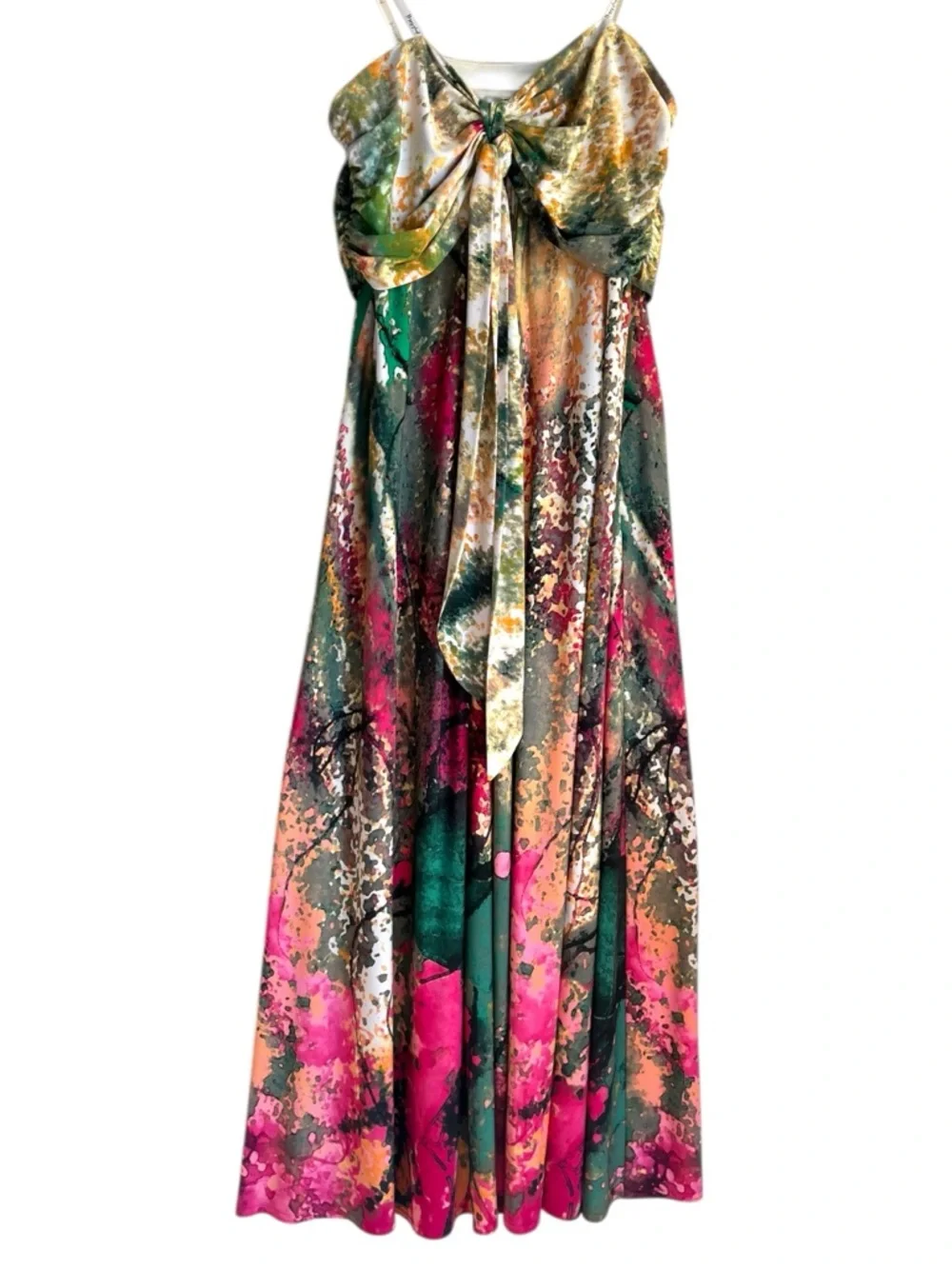 Joseph Ribkoff Strapless Maxi Dress Abstract Print Formal Size 12 - Picture 13 of 13